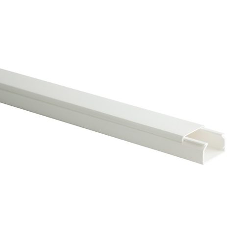 PVC кабелен канал 25×25 мм, бял – 2 м, Mutlusan