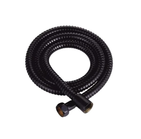 Шлаух Anti Twist 1.2 М Inter Ceramic, Черен Мат, Неръждаема Стомана