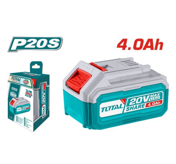Акумулаторна батерия TOTAL TFBLI2002Industrial, Li-Ion, 20 V, 4.0 Ah
