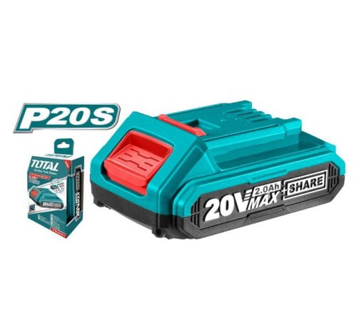 Акумулаторна батерия TOTAL Industrial, Li-Ion, 20 V, 2.0 Ah
