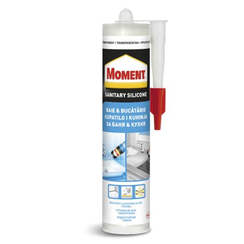 Moment санитарен силикон прозрачен 280 мл 917HK35