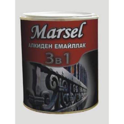 Марсел алкиден емайллак 3в1 св. сив 0.750л