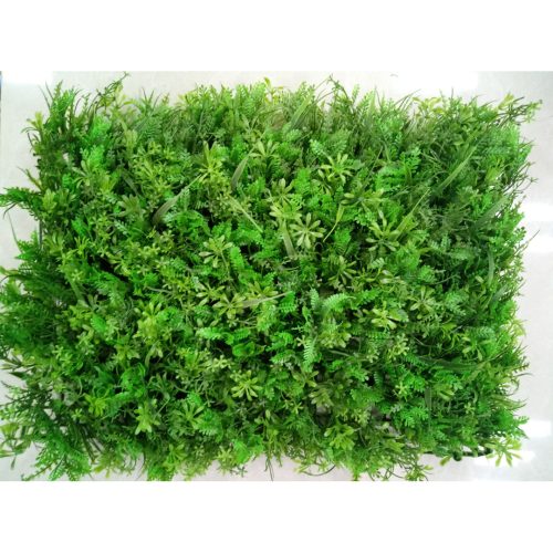 Изкуствена трева за стена, 40х60см. Цвят: ситно зелено. Цената е за бр.