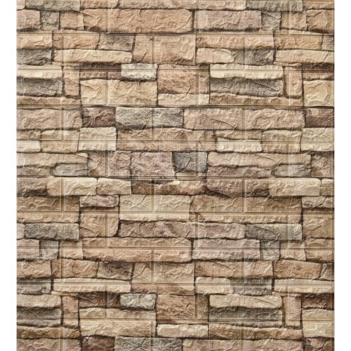 Тапет самозалепващ 3D от пяна 70х70 СТ-07/7.7мм