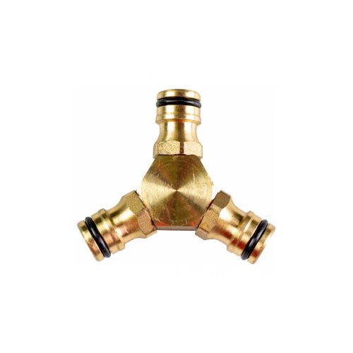 Разклонител за конектори 3-посочен, месингов tg 400407