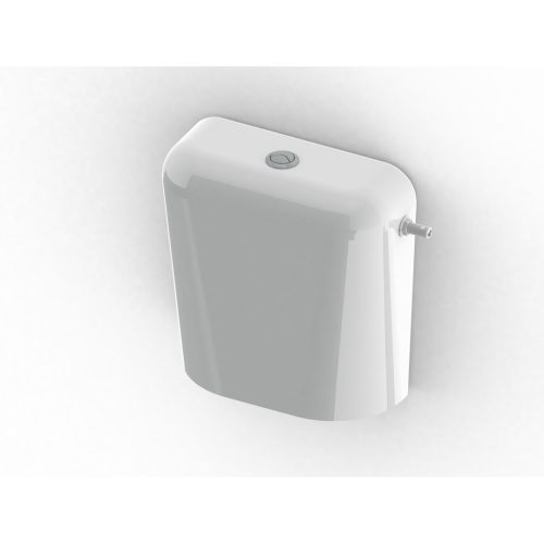 Пластмасово тоалетно казанче с изолация и тръба - КЛАСИК - Бяло