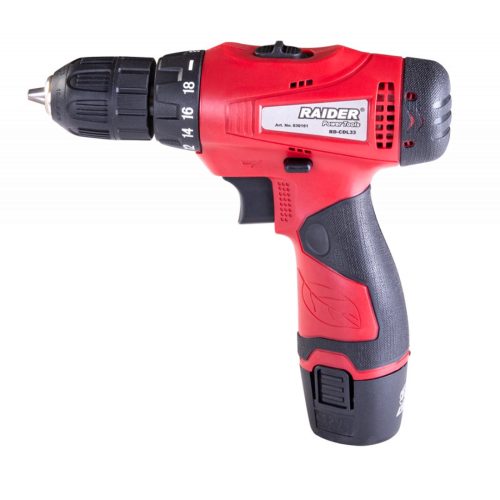 Ударна бормашина акумулаторна RAIDER RD-CDL33 12V 2СК.1.5Ah
