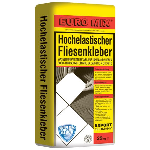 Евромикс лепило флекс експорт за плочки с2те 25кг