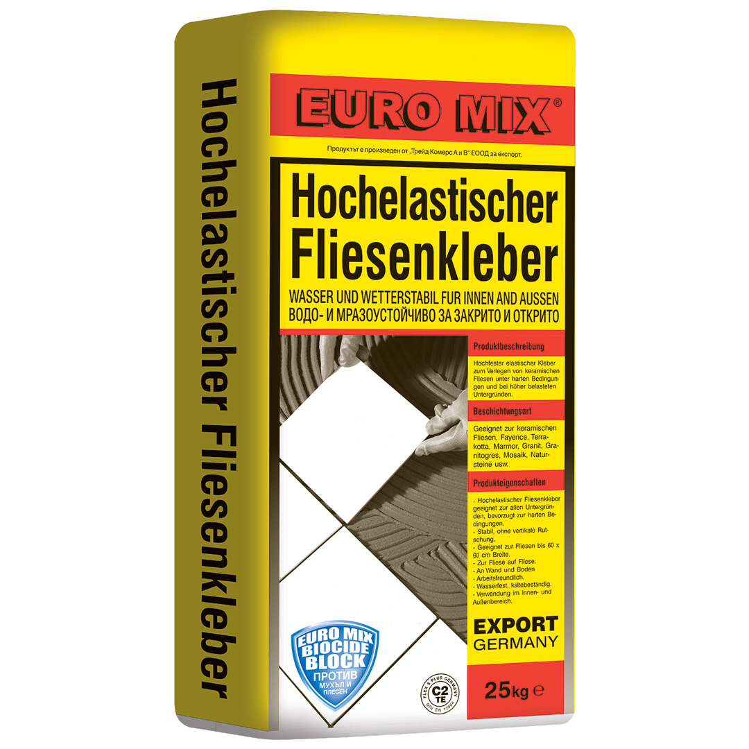 Intocol 150 - SCM design Евромикс лепило флекс експорт за плочки с2те 25кг