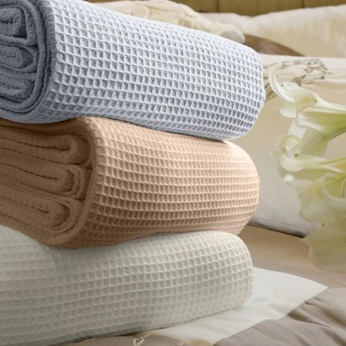 Покривка за легло СИЕСТА БЕЖ 100% Памук, 160/230