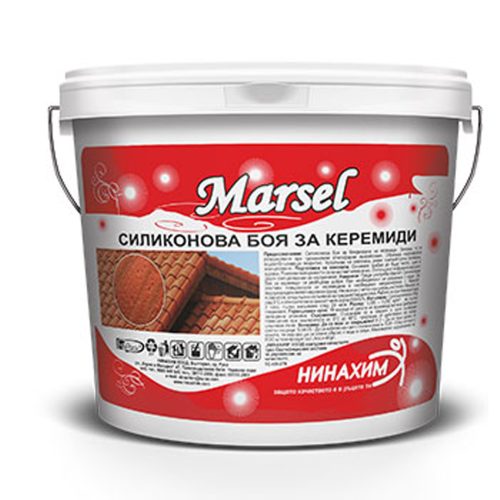 Силиконова боя за керемиди .червена- 5 кг. Marsel