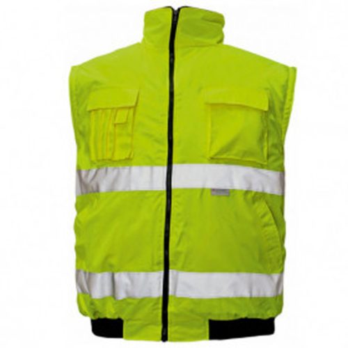 Яке светлоотразително свалящи ръкави жълт clovelly jasket 309697 40410001 m