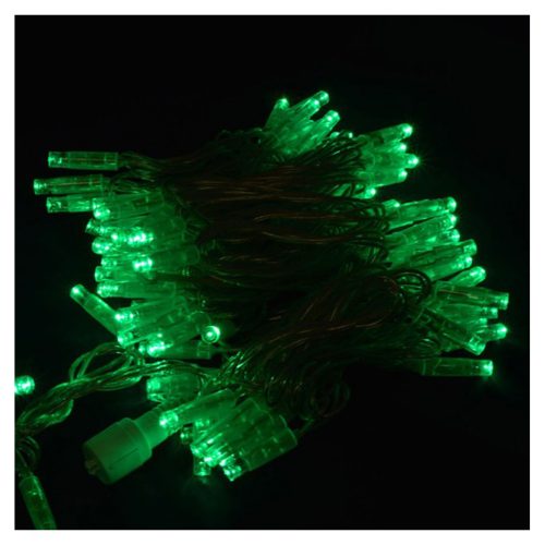 ДЕНИ LED СВЕТЕЩО ВЪЖЕ 10М 100 LED ЗЕЛЕНО IP44 230V Lightex 722AM0011014