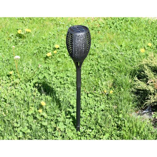 Крез соларна лампа 12х12х78см пластмаса нт8073