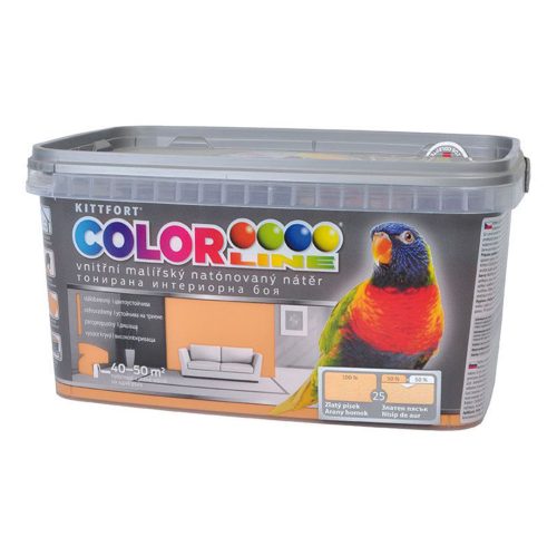 Боя латексова Kittfort цветна 4 кг, планинска ливада 19, Colorline