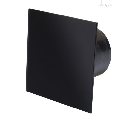 АСПИРАТОР КВАДРАТ С КЛАПА РАЗМЕР 100/100СМ СТЪКЛО ПРАВА/ЧЕРЕН МАТ 9265