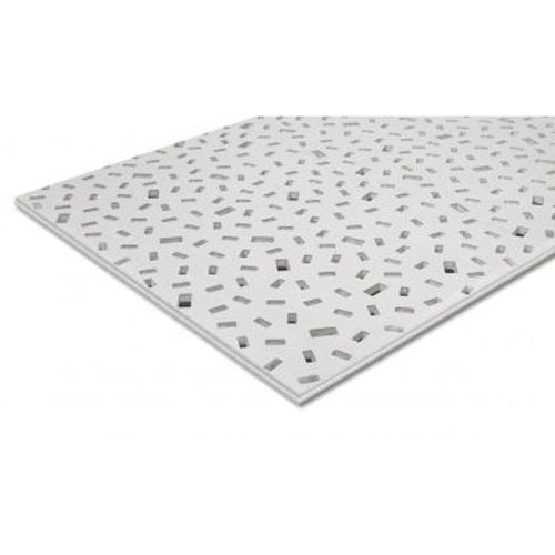 Гипсокартонена плоскост звукопоглъщаща (акустично абсорбираща) KNAUF Cleaneo Akustik (FF 12/25Q, бял воал), 12.5 мм (1200×2000 мм) – 2.40 m² / ~31.2 кг (~13.0 kg/m²)