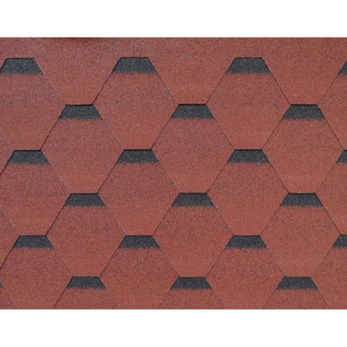 Битумни керемиди Пчелна пита червени HYDROMAT 2.90М2/