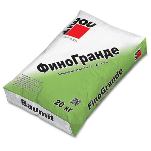 Бау гипсова шпакловка фино гранде G 20 KГ/54бр/палет