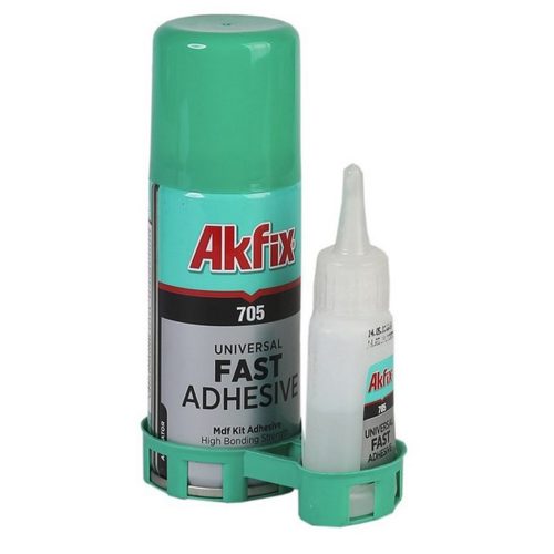 Лепило Професионално Бързо Залепващо AKFIX, 200ml. +65g, с Активатор