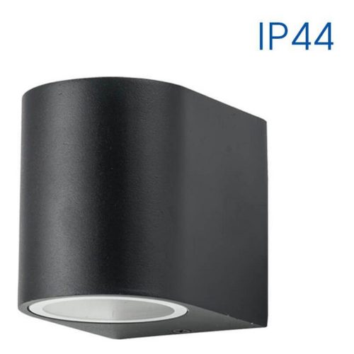 ФАСАДЕН АПЛИК 230V ЧЕРЕН 1хGU10 BK IP44 004246