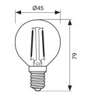 Крушка GFO45 LED 4w E27 WW VIV004093 1 0000012853.jpg