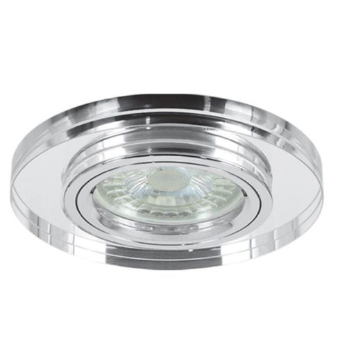 Луна стъкло GRACE SL400 SR сребро кръгла 3871