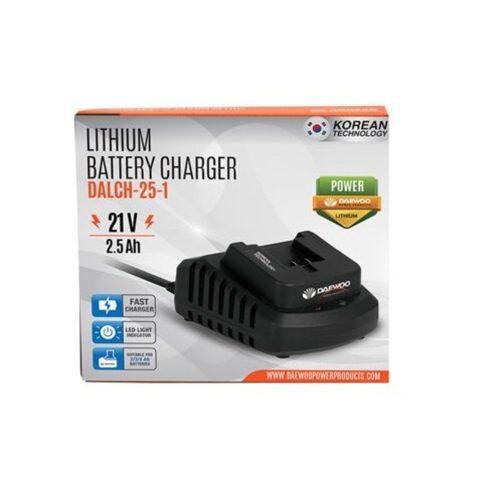 Зарядна станция Dаewoo "UNI-BAT" 21V, 2.5Ah + 2бр. Батерия Dаewoo "UNI-BAT" 20V, 2.0Ah, START PACK Li 2
