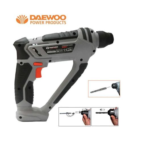 Перфоратор Акумулаторен DAEWOO DALRH18-1 UNI-BAT, 20 V, 1.2 J, SDS Plus без батерия и зарядно