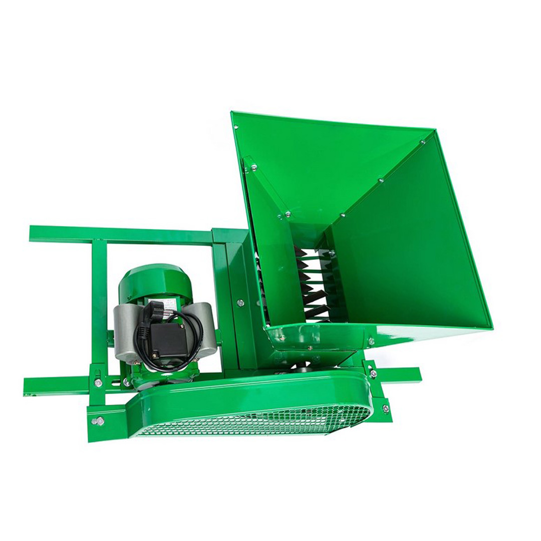 0000013350.jpg Електрическа мелачка за плодове Micul Fermier, 750 W, 180 кг / ч, 20 л резервоар, Стоманен нож, Зелен