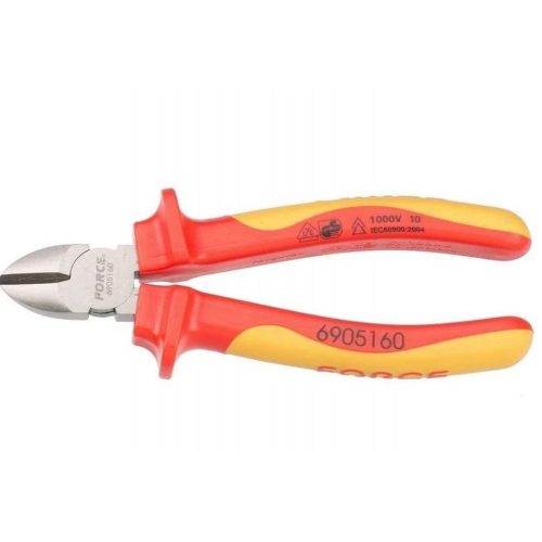 Клещи изолирани резачки 1000V 180mm-7", FORCE JN10501