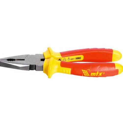 Клещи комбинирани Insulated, 160mm, 2K дръжки, MTX 169019