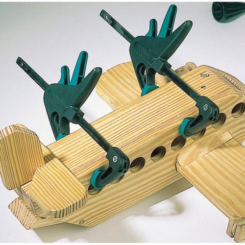 Стяга бързодействаща Wolfcraft с пластмасови челюсти 40х110 мм, EHZ