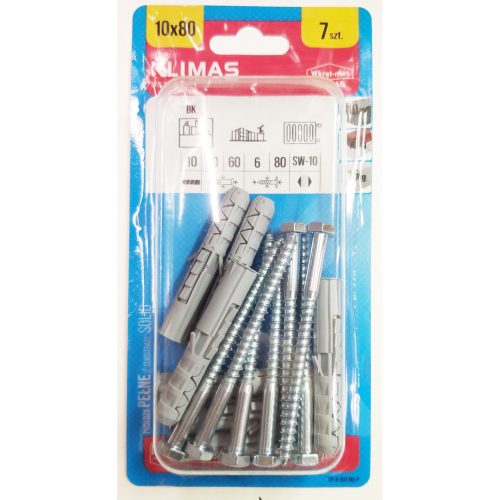 ДЮБЕЛ ЗА БЕТОН+ВИНТ Ш-Н/WM/BK-10х80 191221080-1