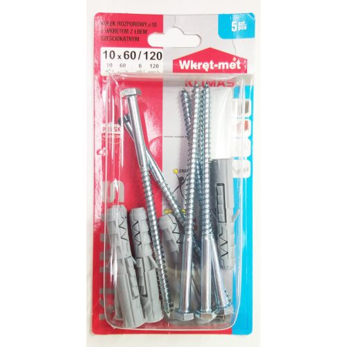 ДЮБЕЛ ЗА БЕТОН+ВИНТ Ш-Н/WM/BK-10х120 1912210120-1