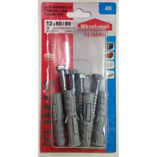 ДЮБЕЛ ЗА БЕТОН + ВИНТ Ш-Н/WM/BK-12х80 191221280-1