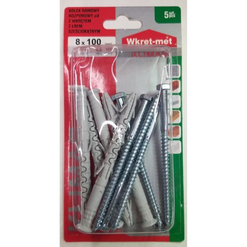 ДЮБЕЛ ТУХЛА+ВИНТ Ш-Н/WM/BKPK-8x100N 1911028100-1