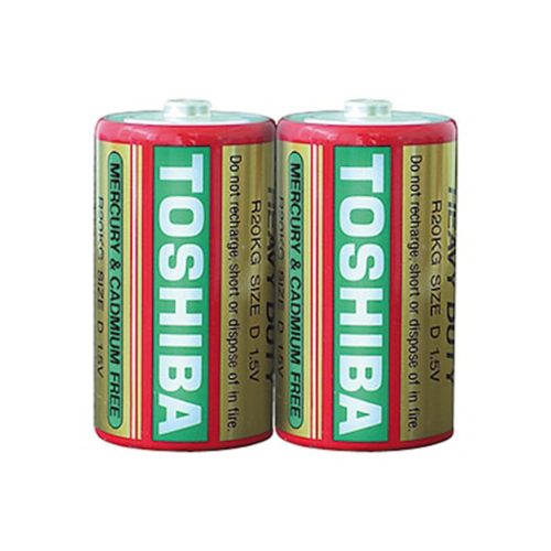Батерия TOSHIBA R20K, 2 бр. в опаковка, 1.5V