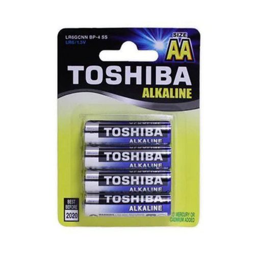 Батерия Toshiba Alkaline LR06 1.5V AA - 4 бр.