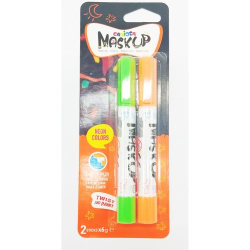 Флумастери за лице Carioca Mask up - Неон,