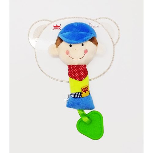 Бебешка Кукла - момче с държалка 18 см. АМЕК