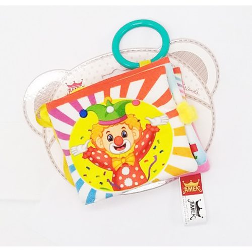 Бебешка мека книжка ЦИРК 12/15см АМЕК BABY