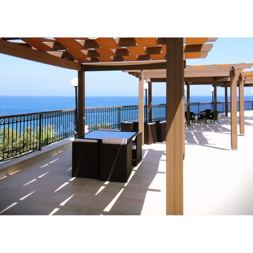 УСМ ГРЕДА ЗА ПЕРГУЛА КАФЯВО ЛЕШНИК 60/220/6000ММ ТУРЦИЯ