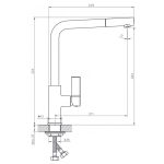 Кухненски Смесител Kitchen Line 718650 Пясък 1 0000015607.jpg