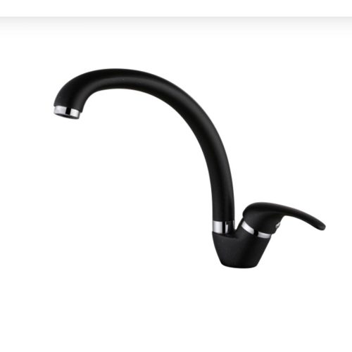 Смесител за кухня стоящ черен гранит Мирея ICF 237012 BLACK, Интер Керамик