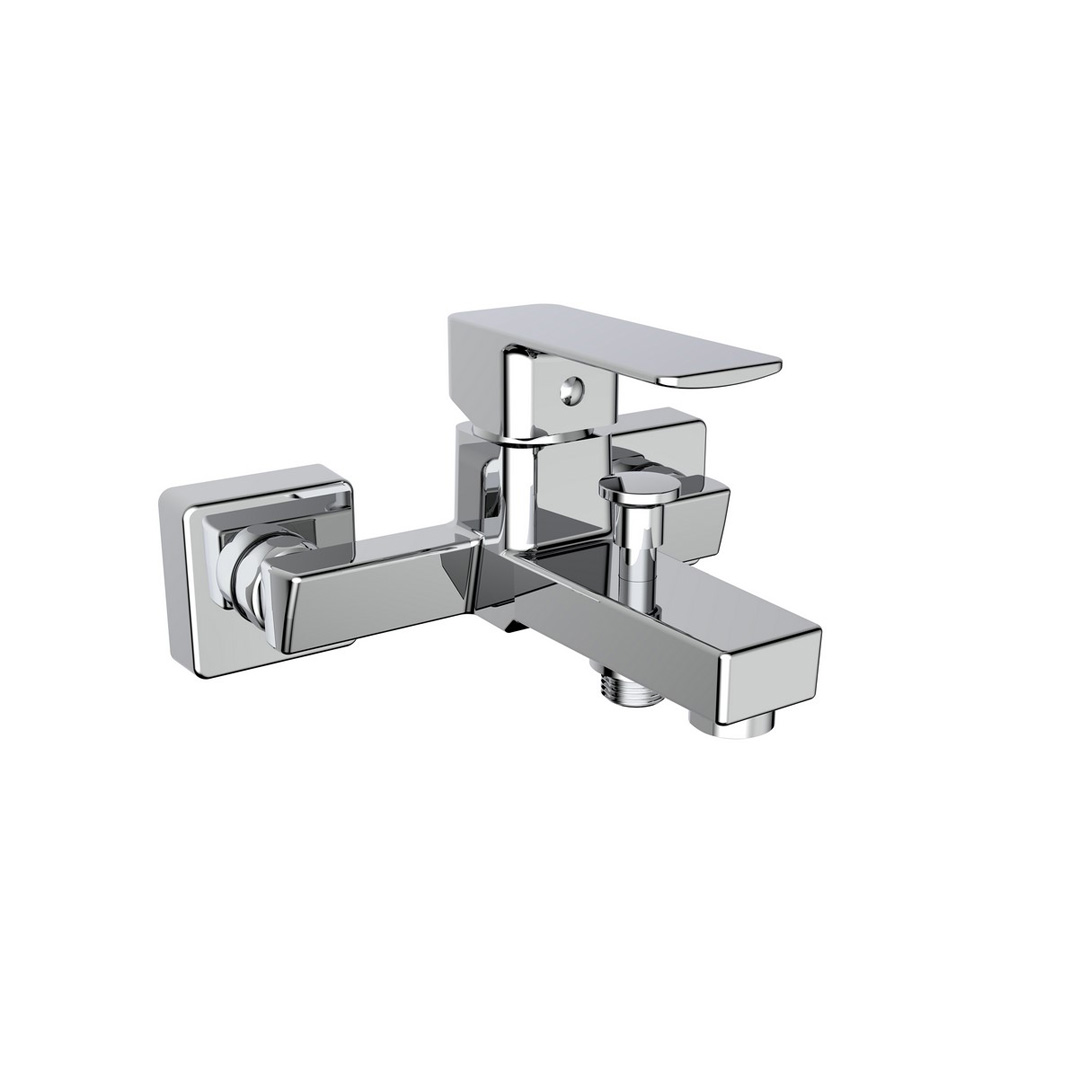 0000015717.jpg тенен смесител Fayans Viva, За вана/душ, Без аксесоари, Хром