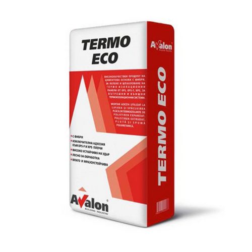 Лепило шпакловка Termo Eco White Avalon - 25 кг, 48бр/палет