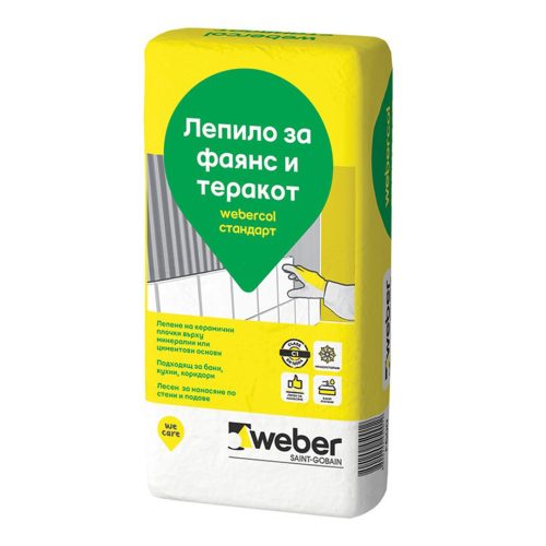 Лепило за плочки F600 СТАНДАРТ 25кг WEBER