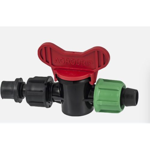 Водовземка с кран и уплътнител за многосезон капков маркуч ф16мм