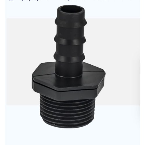 Адаптор оребрен с външна резба за многосезонен капков маркуч 16x1/2"  0121121